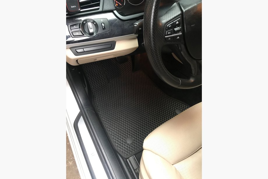 BMW 7 Series F01/F02 2008-2015 Dywaniki EVA (do F02, Czarny) Image