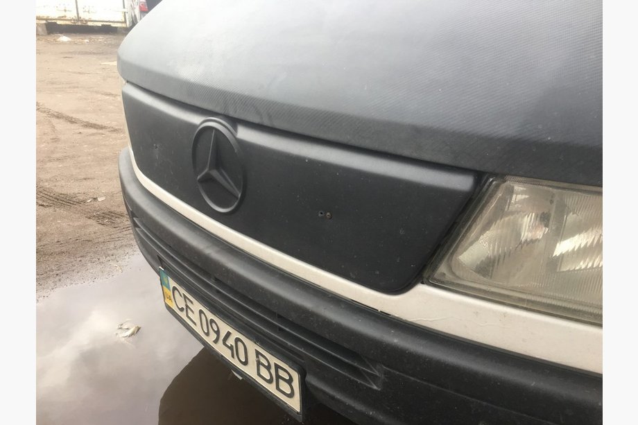 Mercedes Sprinter W901/902/903/904/905 1995–2006 Zimowa osłona na grill 2002-2006, Matowy Zdjęcia 2