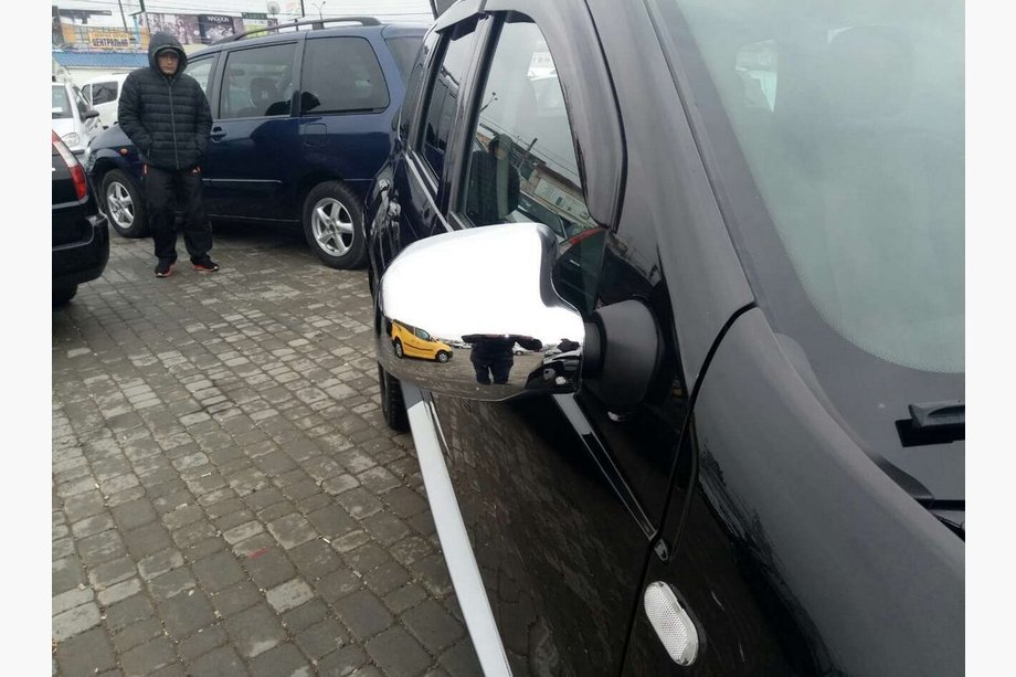 Renault Duster 2008–2017 Nakładki na Lusterka Chromowane (2 szt.) V-2 Carmos - Turecka Stal Nierdzewna Zdjęcia 2