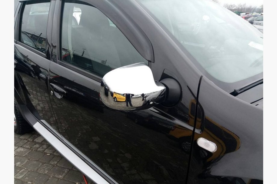 Renault Duster 2008–2017 Nakładki na Lusterka Chromowane (2 szt.) V-2 Carmos - Turecka Stal Nierdzewna Zdjęcia 6