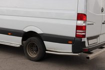 Volkswagen Crafter 2006-2016 Rury boczne za tylnym kolem (2 szt., stal nierdzewna) ExtraLong, 60mm zdjęcia 1
