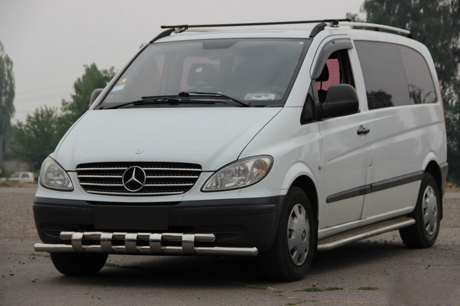 Mercedes Viano 2004-2014 Osłona Przednia Shark ST015 (Stal Nierdzewna) Image