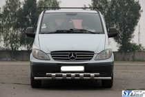 Mercedes Viano 2004-2014 Osłona Przednia Shark ST015 (Stal Nierdzewna) zdjęcia 2