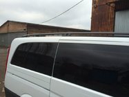 Mercedes Vito W639 2004-2014 Czarne relingi dachowe CAN Oryginalny design (metalowe stopki) zdjęcia 3