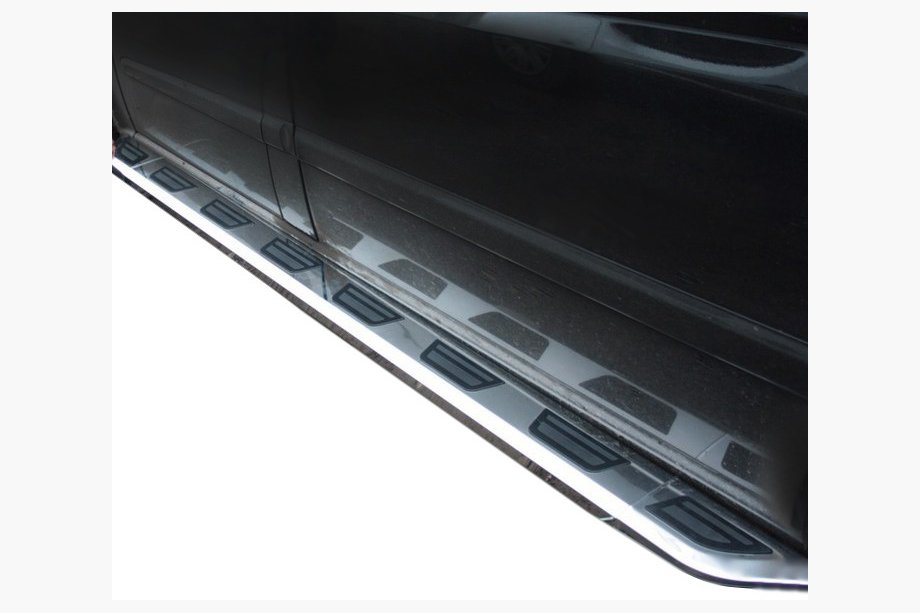 Mercedes Viano 2004-2014 Progi Boczné Vison (2 szt., Aluminium i Stal Nierdzewna) Image