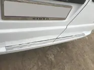 Mercedes Vito W639 2004-2014 Nakładka na tylny zderzak bez rantów (Carmos, stal nierdzewna) zdjęcia 1