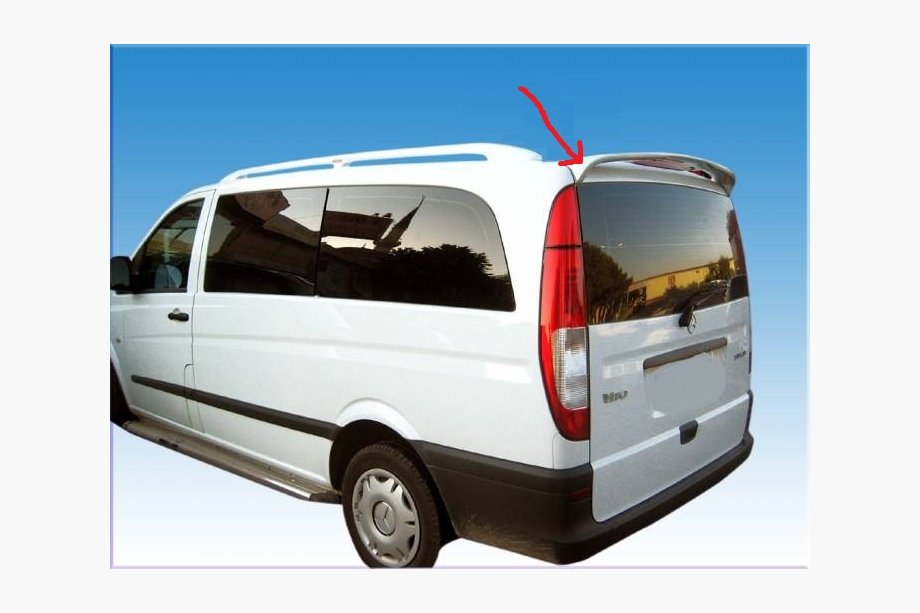 Mercedes Viano 2004-2014 Spoiler Ajakli (zagruntowany do malowania) Zdjęcia 2