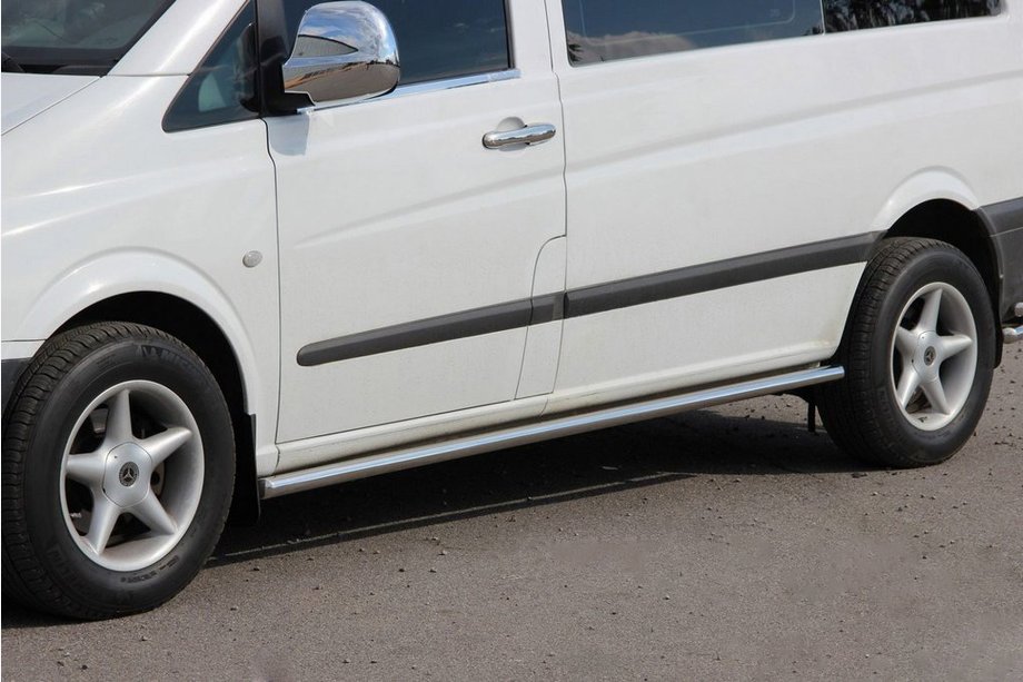 Mercedes Viano 2004-2014 Rury Boczne BB001 (2 szt., Stal Nierdzewna) Image