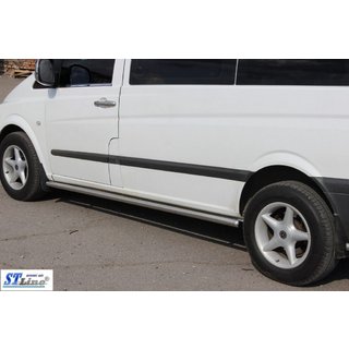 Rury Boczne BB001 (2 szt., Stal Nierdzewna) Mercedes Viano 2004-2014 zdjęcia 2