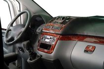 Mercedes Viano 2004-2014 Nakładka na deskę rozdzielczą Meric (przednia część) 2006-2015, Drewno zdjęcia 3