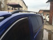 Mercedes Viano 2004-2014 Relingi dachowe czarne ELITE (stopa plastikowa) Krótki Rozstaw Osi (Compact) zdjęcia 12