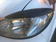 Mercedes Vito W639 2004-2014 Brewki na reflektory proste (2004-2010, 2 szt, plastik) Połysk zdjęcia 6