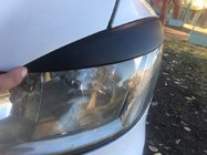 Mercedes Vito W639 2004-2014 Brewki na reflektory proste (2004-2010, 2 szt, plastik) Połysk zdjęcia 7