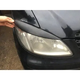 Brewki na reflektory proste (czarny mat)