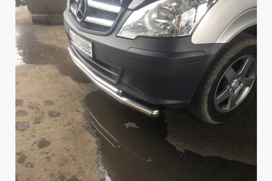 Mercedes Vito W639 2004-2014 Osłona Przednia ST014 (Stal Nierdzewna) 2010-2015, 70 ↗ 48 mm Zdjęcia 7