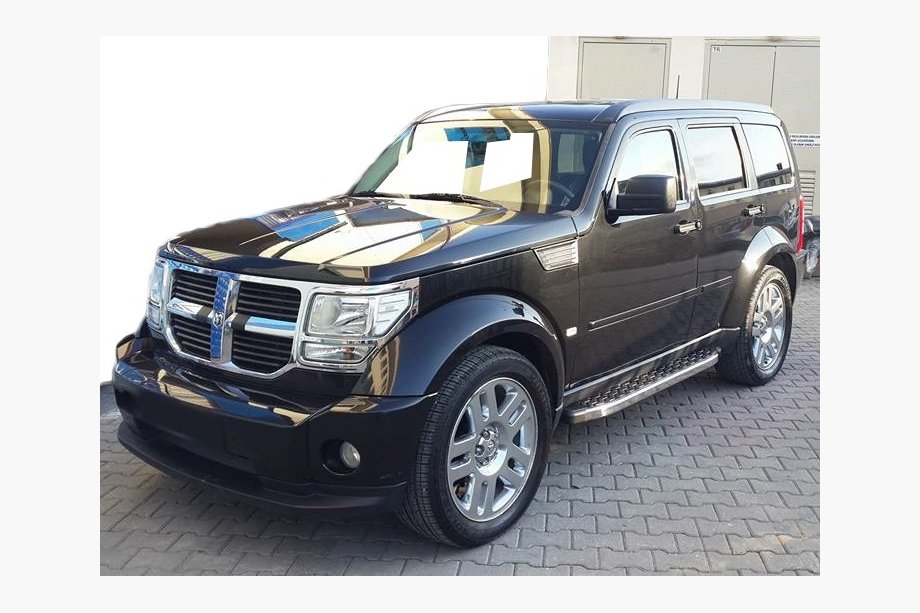 Dodge Nitro 2006-2011 Progi Boczné BlackLine (2 szt., Aluminium) Image