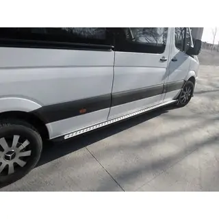 Progi Boczné DOT-Line (2 szt., Aluminium) Mercedes Sprinter W906 2006–2018 zdjęcia 1