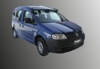 Volkswagen Caddy 2004-2010 Daszek na szybę przednią (czarny połysk, 5mm) zdjęcia 2