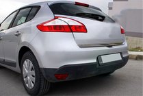 Renault Megane III 2009-2016 Listwa bagażnika (HB, stal nierdzewna) zdjęcia 2