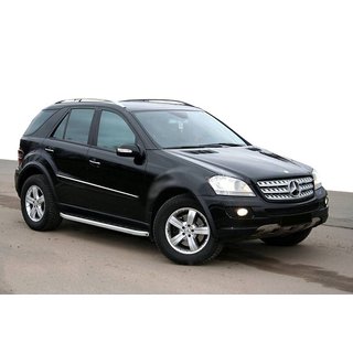 Progi Boczné Fullmond (2 szt., Aluminium) Mercedes ML W164 2005-2011 zdjęcia 3
