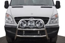 Mercedes Sprinter W906 2006–2018 Pałąk przedni wysoki WT018 (stal nierdzewna) zdjęcia 3