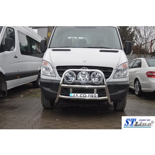 Pałąk przedni wysoki WT018 (stal nierdzewna) Mercedes Sprinter W906 2006–2018 zdjęcia 4