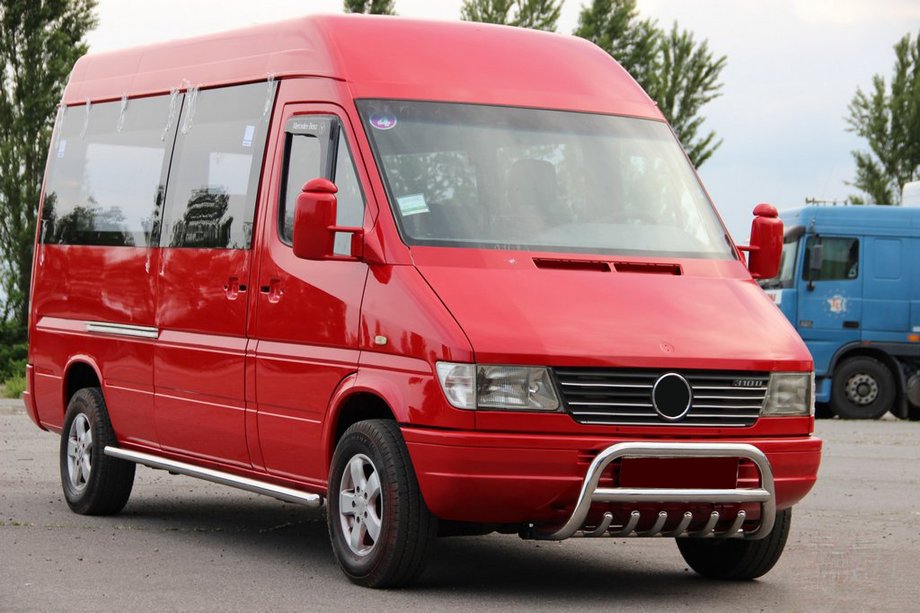 Mercedes Sprinter W901/902/903/904/905 1995–2006 Przedni Pałąk WT008 (Stal Nierdzewna) Zdjęcia 3