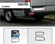 Volkswagen Crafter 2006-2016 Nakładki na Reflektory (2 szt., Stal Nierdzewna) zdjęcia 4