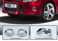 Ford Focus III 2011-2017 Chromowane nakładki na światła przeciwmgielne (2 szt., plastik) zdjęcia 1