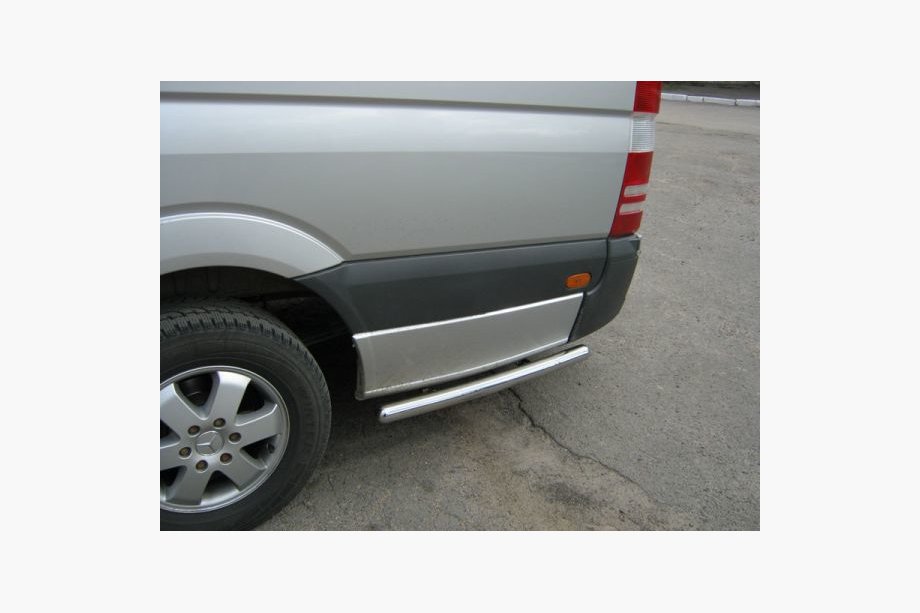 Mercedes Sprinter W906 2006–2018 Rury boczne za tylnym kolem (2 szt., stal nierdzewna) ExtraLong Rozstaw osi, 60mm Zdjęcia 5