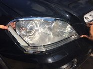 Mercedes ML W164 2005-2011 Chromowane nakladki na reflektory (2 szt, plastik) zdjęcia 1