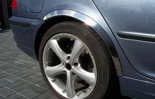 BMW 3 Series E46 1998-2006 Nakładki na nadkola (4 szt, stal nierdzewna) zdjęcia 1