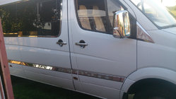 Mercedes Sprinter W906 2006–2018 Listwy drzwi ze stali nierdzewnej zdjęcia 5