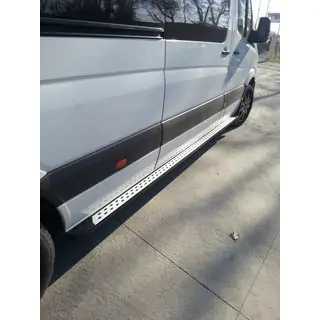 Progi Boczné DOT-Line (2 szt., Aluminium) Mercedes Sprinter W906 2006–2018 zdjęcia 2