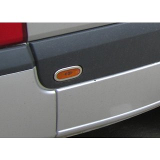 Chromowane obwodki swiatel obrysowych (6 szt, stal nierdzewna) Volkswagen Crafter 2006-2016 zdjęcia 2
