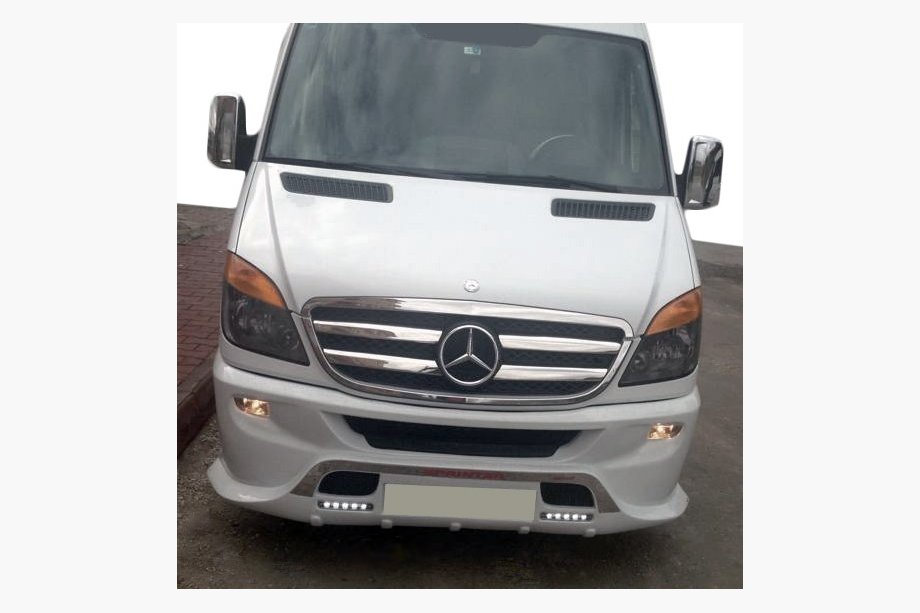 Mercedes Sprinter W906 2006–2018 Chromowane Nakładki na Grill (2006-2013, Stal Nierdzewna) Zdjęcia 6