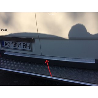 Nakładka na tylny zderzak MATOWA (Omsa, Stal Nierdzewna) zdjęcia 2