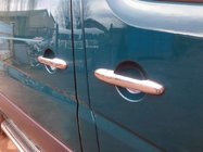 Volkswagen Crafter 2006-2016 Chromowane Nakładki na Klamek Drzwi (4 szt, Stal Nierdzewna) Carmos - Turecka Stal Nierdzewna zdjęcia 2