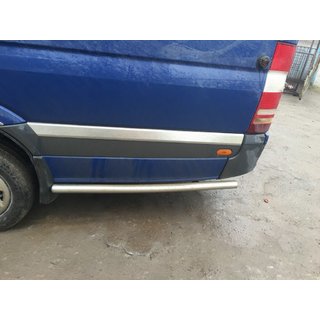 Rury boczne za tylnym kolem (2 szt., stal nierdzewna) zdjęcia 2
