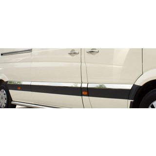 Listwy drzwi ze stali nierdzewnej Mercedes Sprinter W906 2006–2018 zdjęcia 2