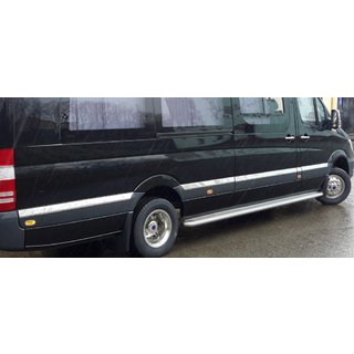 Listwy drzwi ze stali nierdzewnej Mercedes Sprinter W906 2006–2018 zdjęcia 3