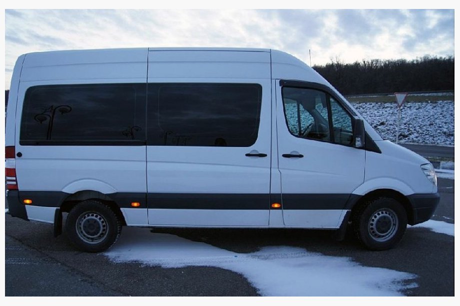 Mercedes Sprinter W906 2006–2018 Przyklejane owiewki okienne (2 szt, DDU-CBR) Image