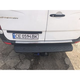 Nakładka na tylny zderzak MATOWA (Omsa, Stal Nierdzewna) zdjęcia 4