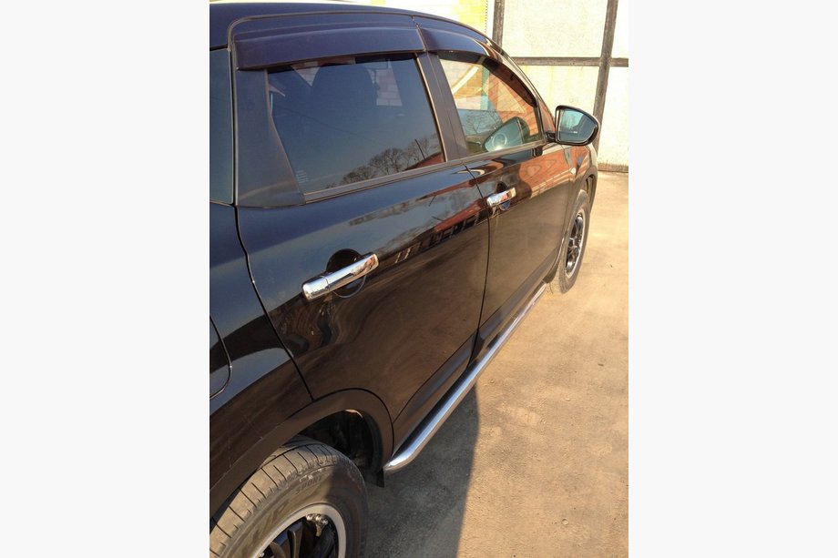 Nissan Qashqai 2010-2014 Chromowane Nakładki na Klamek Drzwi (4 szt, Stal Nierdzewna) Z chipem, OmsaLine - Wloska Stal Nierdzewna Zdjęcia 3