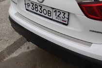 Nissan Qashqai 2014-2021 Nakładka na tylny zderzak OmsaLine (2014-2017, Stal Nierdzewna) zdjęcia 3