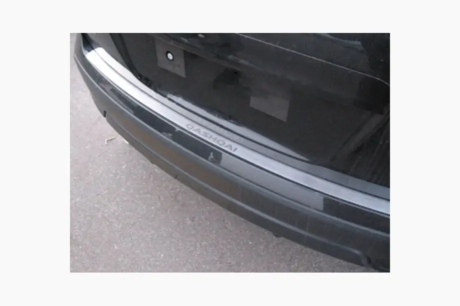 Nissan Qashqai 2010-2014 Nakładka na tylny zderzak NataNika (stal nierdzewna) Image