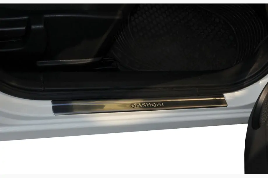 Nissan Qashqai 2010-2014 Nakładki progowe (Omsa, 4 szt, stal nierdzewna) Image