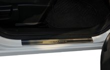 Nissan Qashqai 2010-2014 Nakładki progowe (Omsa, 4 szt, stal nierdzewna) +2 (Długi) zdjęcia 1