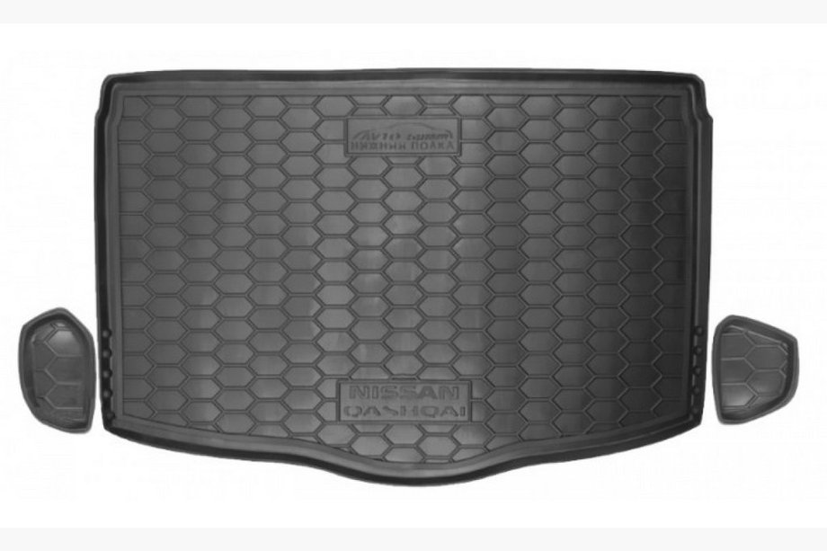 Nissan Qashqai 2014-2021 Mata bagaznika 2017+ dolna polka (Autogumm, plastik) Image