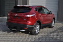 Nissan Qashqai 2014-2021 Progi Boczné Allmond Black (2 szt., Aluminium) zdjęcia 1
